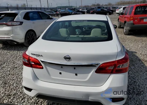 2017 Nissan Sentra S из США, поврежденный, VIN 3N1AB7AP7HY338907